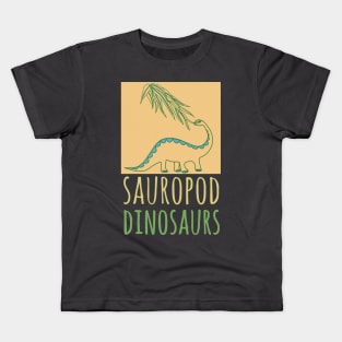 Sauropod Dinosaur Kids T-Shirt